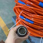 24 Channel Seismic Cable 9.2mm OD Seismic Refraction Cable Customized