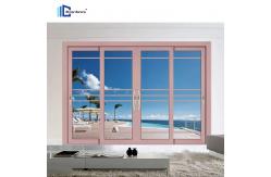 China Panorama Aluminium Sliding Doors , Narrow Thin Office Partition Door supplier