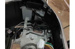 China OEM White Leather Wrapped Steering Wheel Replacement For Geely Geometry A supplier