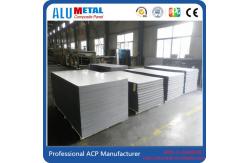 China 2mm PVDF Coated Acp Aluminum Composite Panel Silver 1220mm Cassette Cladding Plate supplier