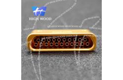 China J30J SERIES Glass Sintered Gas Sealed Rectangular Electrical Connector , J30JM1-21ZKH2-Q1 supplier