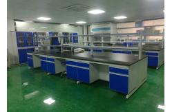 China Steel / Wood Frame School Lab Furniture Workbench Equipment With Silent Sliding Rail supplier
