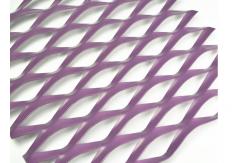 China Curtain Walls Aluminum Expanded Mesh LWD115mm X  SWD40mm PVDF Finished supplier