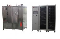 China Blue Metal Parts Magnetron Sputtering Coating Machine,  MF IP Blue PVD Plating Equipment supplier