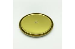 China 3L Gold Lacquer Metal Can Lids With Pattern Bottom supplier