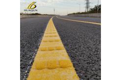 China Yellow White Convex Thermoplastic Paint For Road Marking Vibrate Dots Road Line supplier