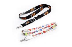 China Custom Lanyard Heat Transfer Printed Lanyards with Logo for Advertising and Promotions supplier