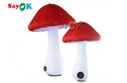 China Red 2m Oxford  Inflatable Mushroom Model For Advertising supplier