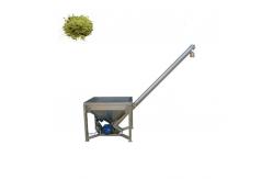 China Powder 2m3/h Inclined Screw Food Grade Conveyor With Hopper supplier