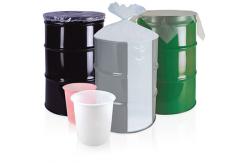 China Custom 200 Liter Transparent Drum Liner Bags 4mil Round Bottom Liner supplier