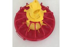 China 10kg Chicken Feeder Automatic Chicken Feeding System Yellow Red supplier