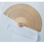 Custom Printed Logo Folding Hand Fan Bamboo Hand Held Fan 21cm for Wedding for sale