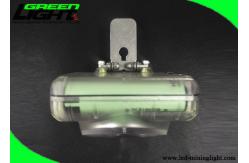 China 15000lux Compact LED Miners Cap Lamp IP67 Waterproof Transparent ABS With OLED Display supplier