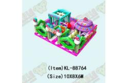 China Candy Land Children Fun Park Inflatable Bouncy Obstacle supplier