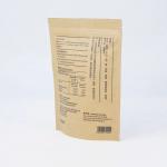 Aluminium Foil Zipper Top Stand Up Pouch With Heat Seal Kraft Paper PET PE Plastic For Food Packaging for sale