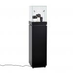 16 Jewelry Pedestal Display Case Pedestal Display Cabinet Locking Drawer LED Spotlights for sale