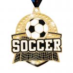 Customized Embossed Stock Soccer Awards Medals for Large Purchases for sale