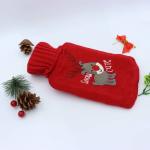 China Customized Logo 1l Rubber Hot Water Bag Keep Warm In Winter manufacturer