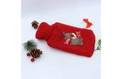 China Customized Logo 1l Rubber Hot Water Bag Keep Warm In Winter supplier