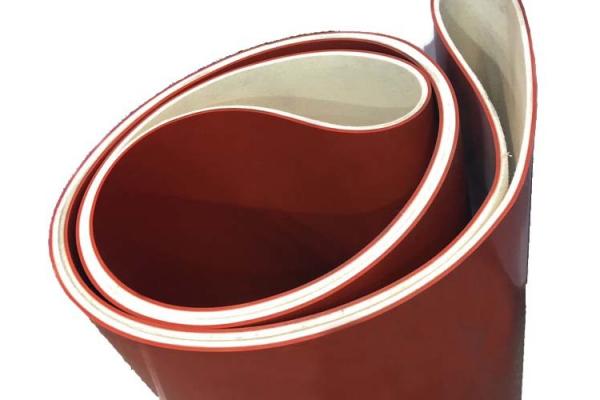Industrial Needle Endless Silicone Coated Felt Belts For Pressing / Setting Machine