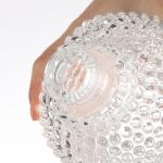 Unique Buddha Head Shaped Glass Bottles with Aluminum Plastic PP Collar Material