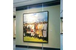 China 100 Mm Exhibition Hall Wooden Movable Sliding Folding Wall Acoustic Movable Partition supplier