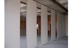 China Top Hanging MDF Operable Partition Wall Systems / Classroom Acoustic Movable Walls supplier