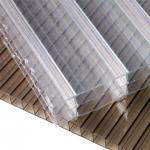 Covestro Anti Fog Anti UV Polycarbonate PC Triple Wall Hollow Panel For Greenhouse for sale