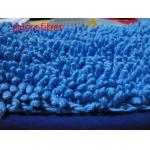 Textiles Microfiber Wet Mop Pads Blue Twisting Fabric 13*47cm High Aborbent