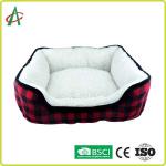 Rectangle Fluffy Dog Blanket , CPSC Soft Pet Bed With Anti Slip Bottom for sale