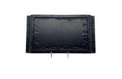 China ODM 16.2'' Melamine Black Rectangle Plate Galaxy Pattern FDA supplier