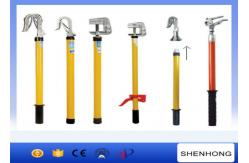 China 220KV Overhead Line Construction Tools Retractable Fiberglass Telescoping Hot Stick supplier