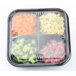 Customizable Recyclable Transparent Packaging Box with Heat Sealing for Vegetables and Fruits for sale