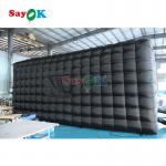 Portable LED Disco Lighting Mobile Night Club Tent Inflatable Cube Party Tent