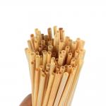 Natural Yellow Paper Milkshake Straws Organic Healthy  Dye Free FDA Approved for sale