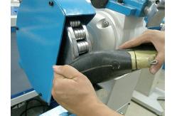 China Footwear Machine Multi Function Shoes Corner Upper Hammering Pounding Machine supplier