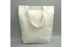 China Plain Cotton Canvas Tote Bag Small Size With Customized Printed Logo supplier
