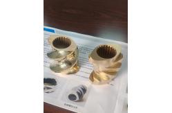China OEM Special Screw Elements Design for JSW Twin Screw Extruder supplier