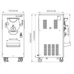 Easy Cleaning Stainless Steel Shell Hard Ice Cream Machine