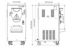 China Easy Cleaning Stainless Steel Shell Hard Ice Cream Machine supplier