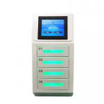 Wall Mounted Mobile Phone Charging Station with 4 Digital Lock Doors For Bank Supermarket Airport for sale