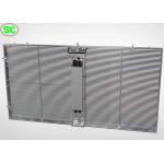 Transparent Poster Curtain Display LED Cylinder 62500 Points/Square Meter SMD2121