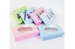 China Printed Paper Box With Clear Lid Custom Clothing Packaging Boxes Factory supplier