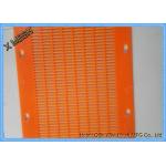High Frequency Polyurethane Mining Screen Mesh Flip Flow Flop Jumping Pu Mats Oblong Hole for sale