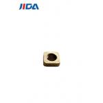 IATF 16949 Lead Free square Copper Bolt Nut M3 Coupling Nut 1.5mm×4.6mm for sale