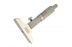 China 0-150mm Depth Gauge Micrometer With Spherical And Flat Measuring Ends supplier