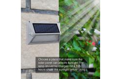 China 3.7V 1200mAh LED Solar Sensor Wall Light supplier