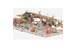 China attractive eco-friendly indoor playground trampoline park for kids supplier