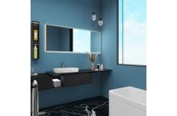 China High Tech Touch Custom Bathroom Vanity Mirrors High Versatility Shatter Resistant supplier