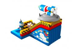 China 0.55mm Commercial Inflatable Water Slides supplier